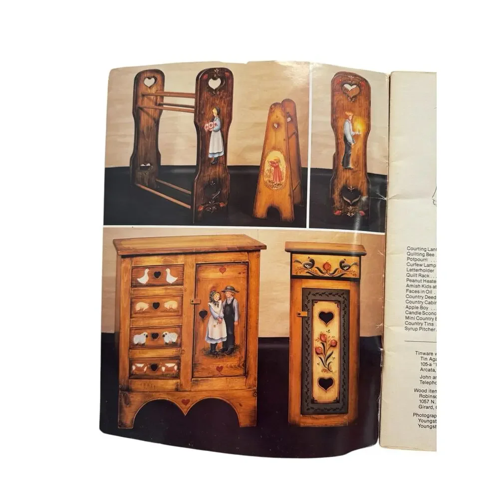 Vintage Whippersnappers Vol 8 Wood Painting Craft Booklet 1984 Helen Barrick